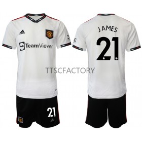 Maillot de Foot Manchester United James 21 Extérieur 2022-23 - Enfant